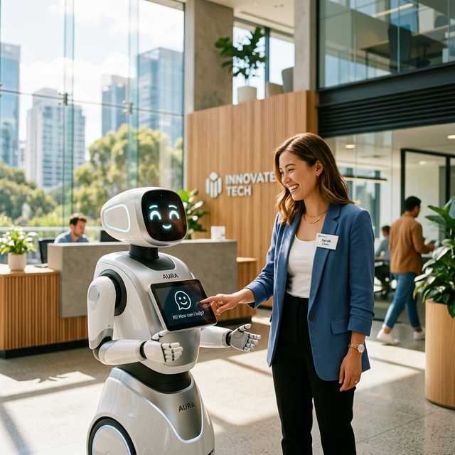 혁신적이고 친화적인 로봇 파트너